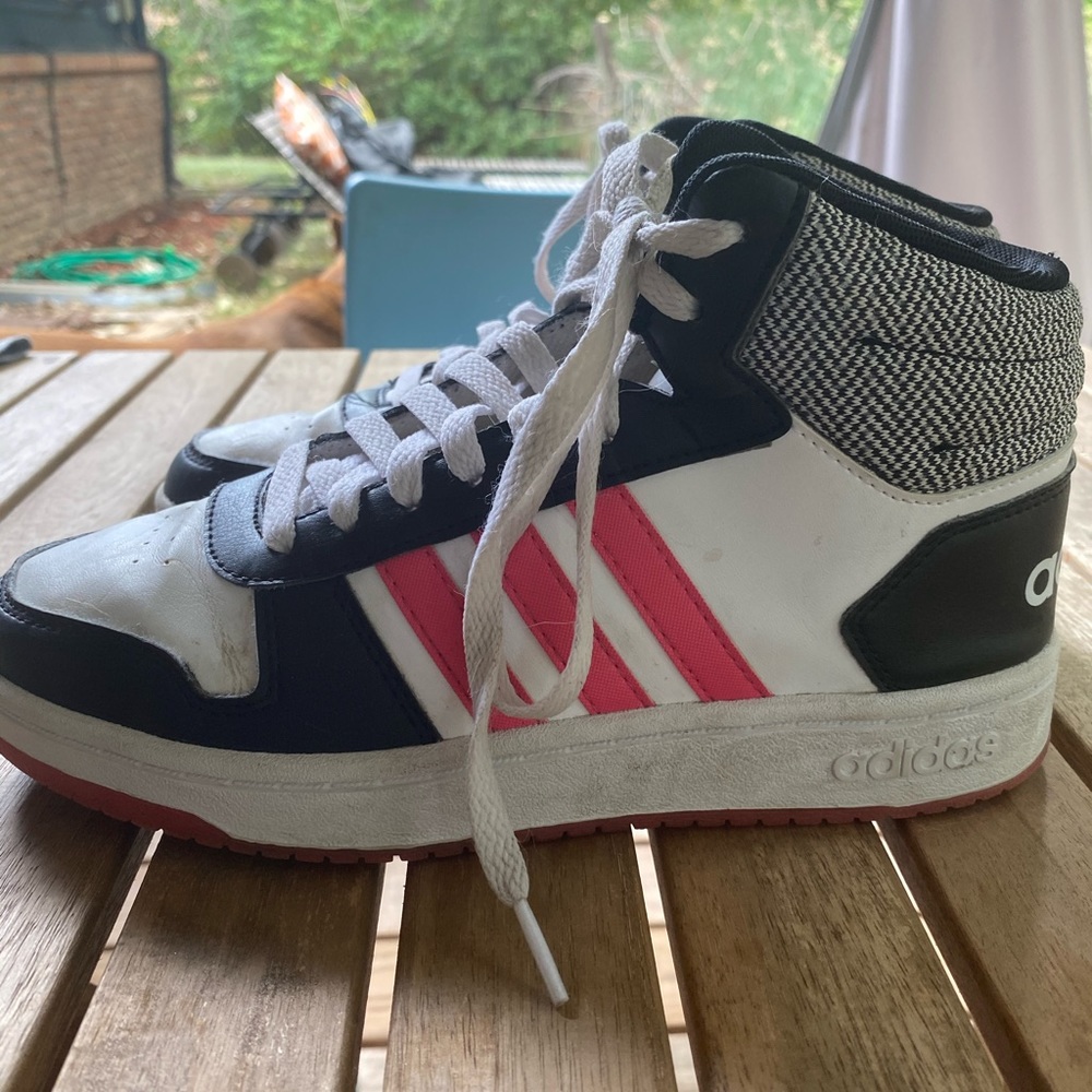 Boys Adidas basketball shoes
